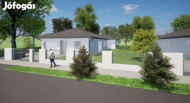 HŐSZIVATTYÚS IKERHÁZ AZ OROSI ÚT MELLETT! NAPPALI + 3 SZOBA
