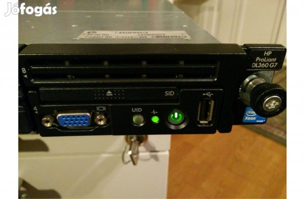HPE Proliant DL360 G7 1U rack szerver rack sínekkel