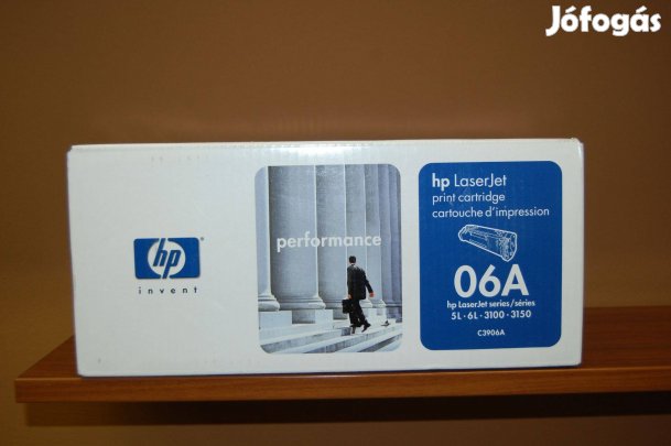 HP 06A eredeti fekete Laserjet toner (C3906A) eladó!