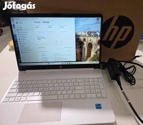 HP 15s-fq2030nh 396Q3EA I3-1125g4, 8GB ram, 256GB SSD, magyar bill