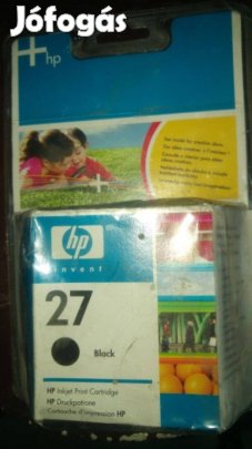 HP 27-es fekete tintapatron bontatlan