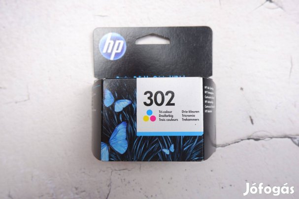 HP 302 színes eredeti patron F6U65AE lejárt!!! #2