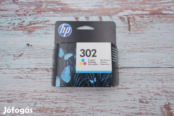 HP 302 színes eredeti patron F6U65AE lejárt!!! #3