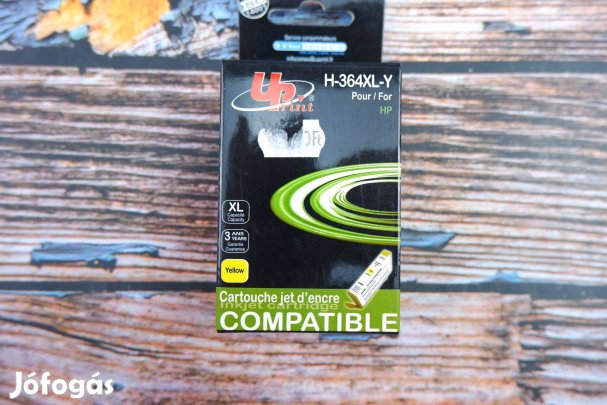 HP 364XL yellow utángyártott patron
