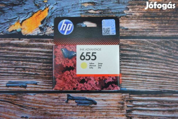 HP 655 yellow eredeti patron CZ112AE lejárt!!!
