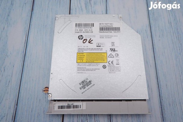 HP DVD író laptopba 9.5mm DU-8A5SH