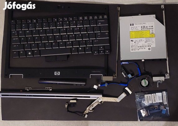 HP Elitebook 2530p billentyűzet cover dvd ventilátor HDD caddy kábel