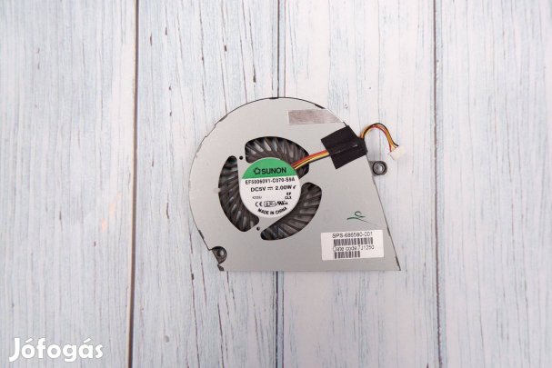 HP Envy 4 Envy 6 laptop hűtő ventilátor 686580-001 DC28000BDS0