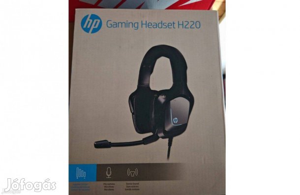 HP Gamer H220 fejhallagató. Szinte új