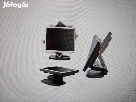 HP LCD monitor kiváló állapotú Forgatható Dönthető Emelhető