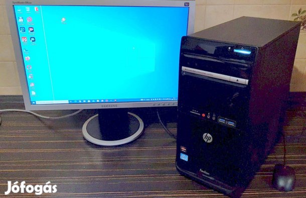 HP Pavilion - Asztali számitógép / Desktop Intel CPU, Samsung Monitor