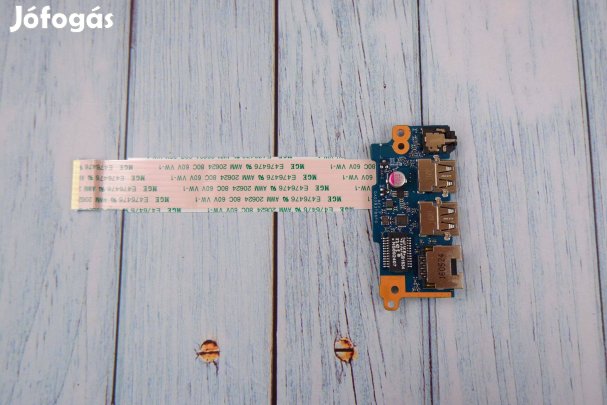 HP Probook 450 455 G4 laptop USB LAN jack panel DA0X83TB6F0