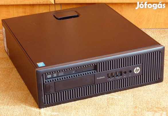 HP Prodesk 600 G1, i5-ös, komplett PC HDD + SSD-vel!