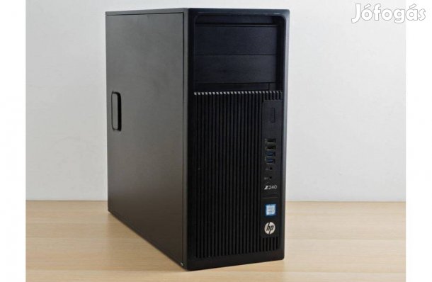 HP Z240 Workstation Tower PC + Nvidia / i7-6700 / 8GB RAM / 256GB SSD