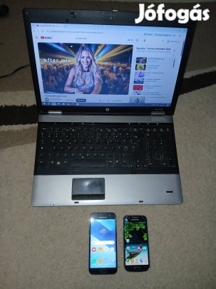 HP laptop és Samsung mobilok 