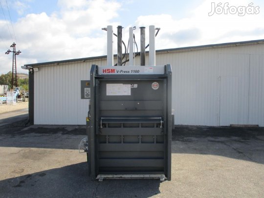 HSM V-press 1160 plus bálázógép hulladék prés papír bálázó (2998)