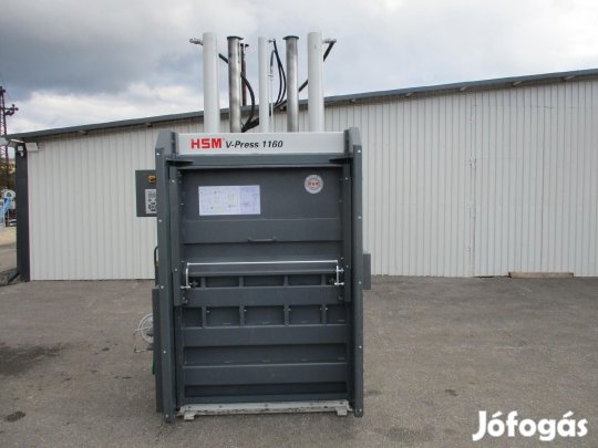 HSM V-press 1160 plus bálázógép hulladék prés papír bálázó (3001)