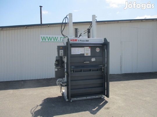 HSM V-press 860 plus bálázógép hulladék prés papír bálázó (2852)