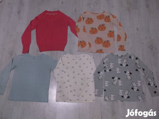 H&M 128 128-as lány hosszú ujjú póló felső pulóver eladó postával is