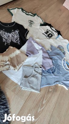 H&M 8db póló csomag 8-10 év 