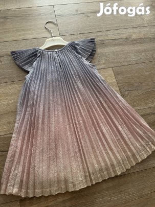 H&M 98-as 98 csillámló színátmenetes kislány ruha 98
