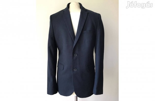 H&M Kék férfi zakó. Kis méret. Hibátlan. Méret: 46 Slim Fit
