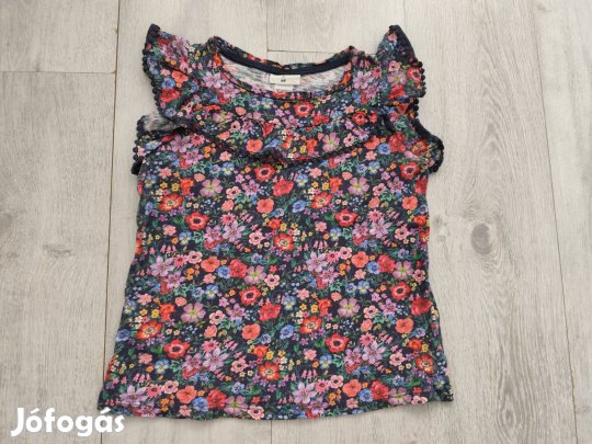 H&M Nathalie Lété kollekció csupa virág póló - 134-140, 8-10 év