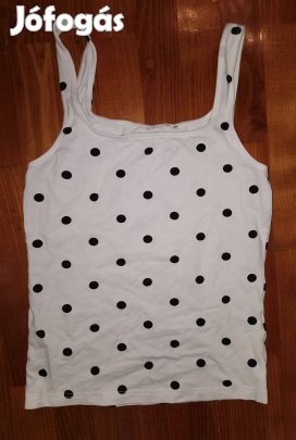H&M S pöttyös nyári trikó hibátlan