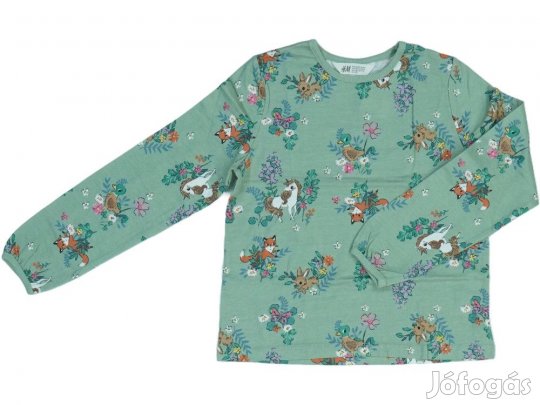 H&M Új (címkés) Lány Hosszú ujjú felső (Méret: 134)