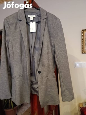 H&M Vadonatúj Galambszürke Nöi Blézer