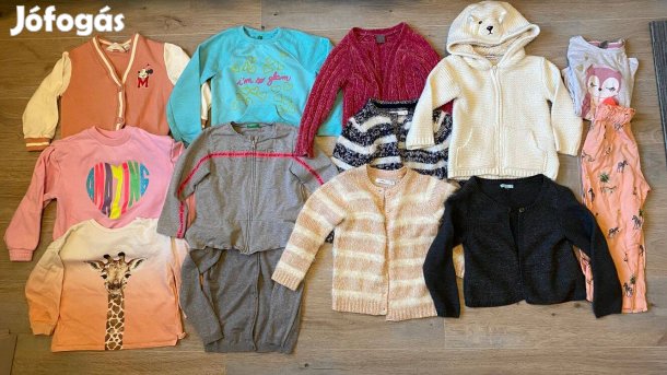 H&M, Benetton, Reserved pulóver, kardigán csomag, lány, 4-6 év