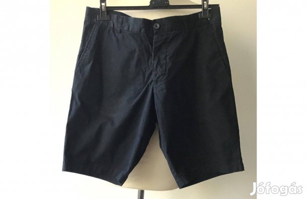 H&M -Fekete, férfi pamutvászon, bermuda, rövid nadrág. 50-es