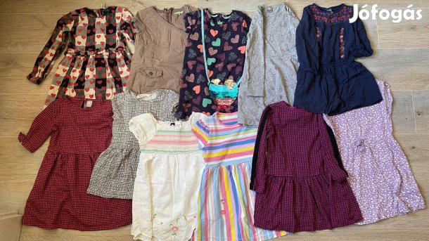 H&M, GAP, kislány ruha csomag 4-6 évesnek