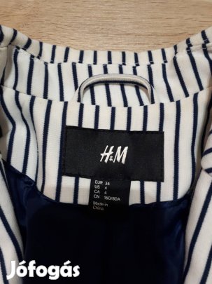 H&M csíkos zakó