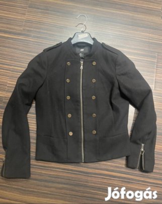 H&M elegáns szövet kabát átmeneti kabát 