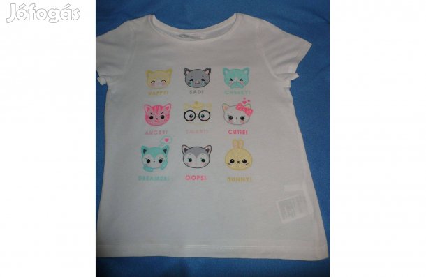 H&M-es kislány póló, 122-128-as méret