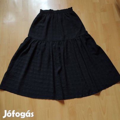 H&M fekete csinos női szoknya S