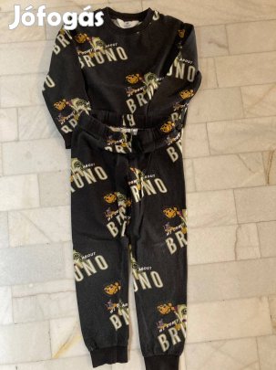 H&M fekete melegítő együttes 128-as eladó