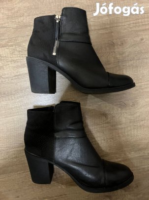 H&M fekete női bokacsizma, méret: 40-41