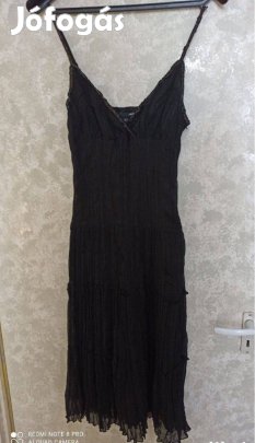 H&M fekete pántos ruha 34-es