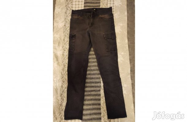 H&M fekete zsebes férfi farmer (30)