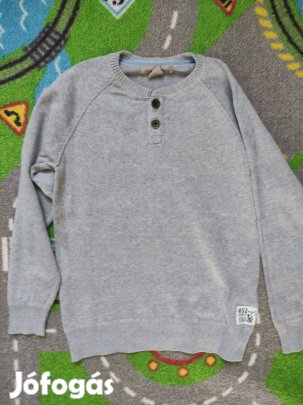 H&M gépi kötött, elegáns pulóver, pulcsi, fiú, 134/140