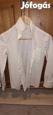 H&M hosszú ujjú fehér ing easy iron vasalás könnyített 146