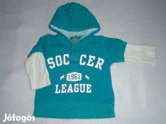 H&M kapucnis hosszú ujjú felső 4-6 hó (méret 68)