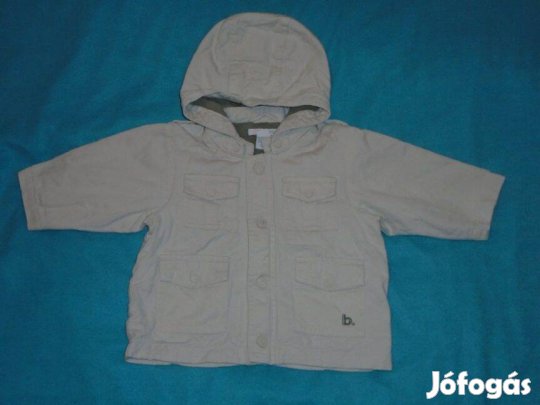 H&M kapucnis világos átmeneti kabát 6-9 hó méret 74