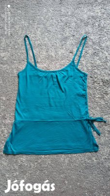 H&M kék pamut top