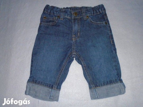 H&M kék színű farmernadrág 4-6 hó (méret 68)