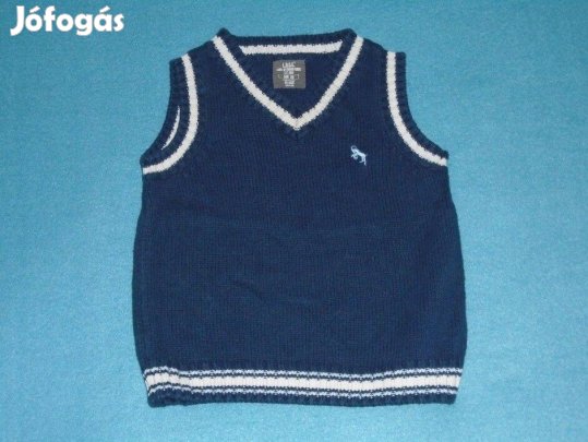 H&M kék színű mellény 9-12 hó (méret 80)
