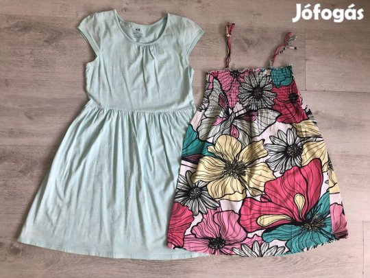 H&M kislány ruha, 1 + 1 ajándék - 134-140, 8-10 év, együtt 800 Ft