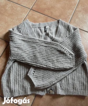 H&M kötött kardigán pulóver 